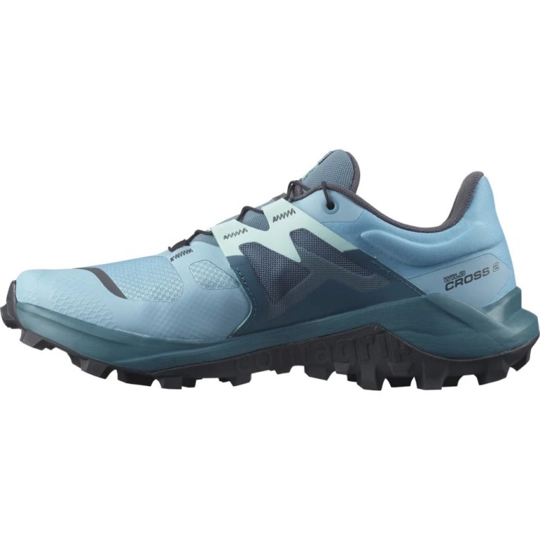 Tenis Para Trail Running Salomon Wildcross 2 Mujer Turquesa | MX RBPF651